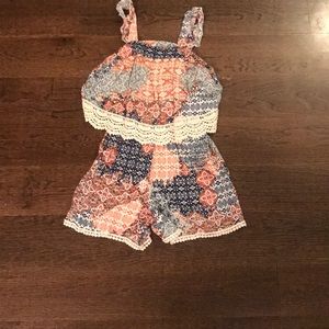 Comfortable multi-colored romper